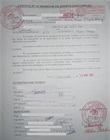 Certificat d'abandon de droits coutumiers